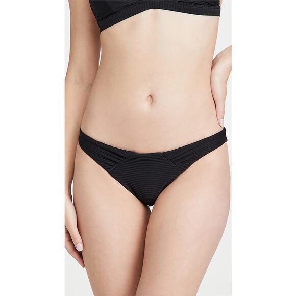 NWT MSRP$92 L*Space Sol Bikini Bottom Black sz XS - Picture 1 of 6